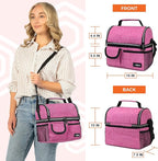 opux Lunch Bag Women Insulated, Adult Lunch Box Cooler, Lunch Box - Image 3