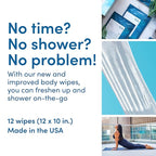 YUNI Beauty Large Body Wipes Super Soft Moist Showerless Wipes that Cleanse & - Image 5