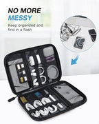 BAGSMART Electronics Travel Organizer Case, Tech Accessories Cord Storage Bag - Image 2