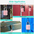 CL11RQ Combination Lock, 4 Digit Outdoor Combination Padlock Set Your own - Image 6