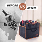 9 Bottle Wine Tote Bag, Insulated Thermal Padded Wine Carrier Tote, Reusable - Image 4