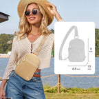 Haytijoe Summer Straw Purse Small Sling Bag RFID Blocking Crossbody Bags - Image 2