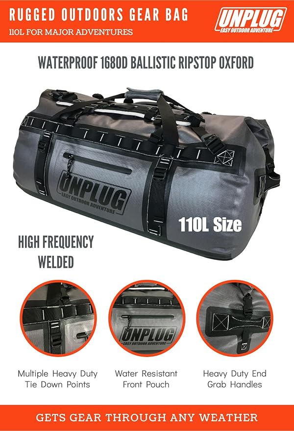 waterproof bags for camping duffle bag waterproof duffle bag backpack for - Image 2