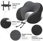 Travel Pillow, Best Memory Foam Neck Pillow Head Support Soft Pillow - Image 3