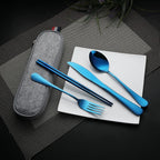 DEVICO Camping Utensils, Portable Travel Utensils - Image 2