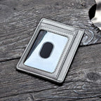 Buffway Slim Minimalist Front Pocket RFID Blocking Leather Wallets - Image 3