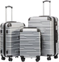 Coolife Luggage Expandable Suitcase 3 Piece Set by COOLIFE