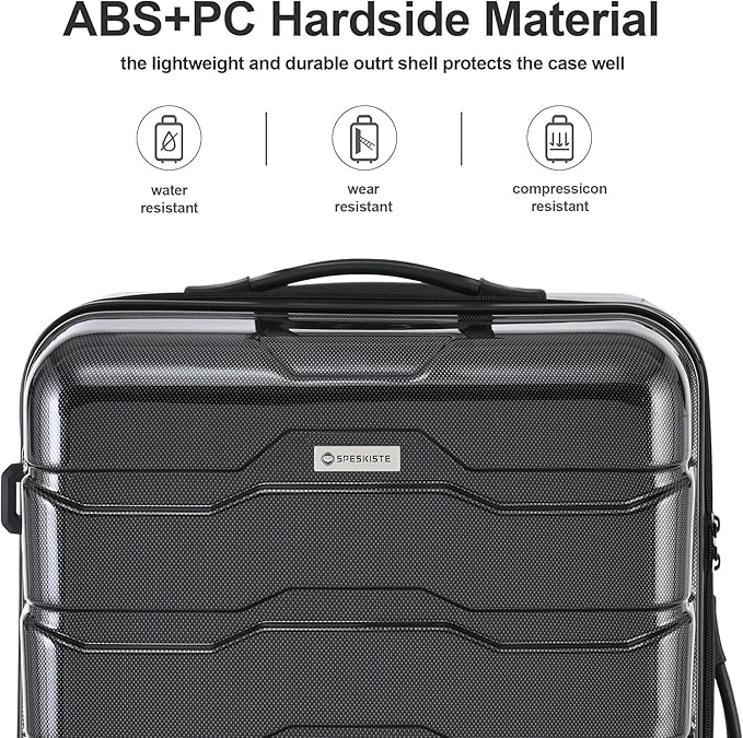3 Piece Luggage Set, Hardshell Luggage Sets - Image 6