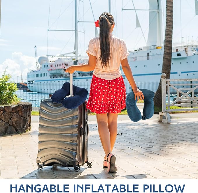 Sintuff 2 Pack Inflatable Travel Pillow - Image 5