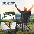 LET'S CAMP Oversized Camping Chairs 29.52" High Back Heavy Duty Lawn Chair - Image 7
