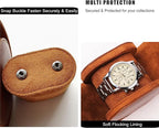 Longjet Watch Roll Travel Case for Men Portable Watches Organizer Box - Image 5