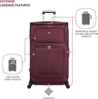 SwissGear Sion Softside Expandable Luggage, 2-Piece Set - Image 4