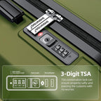 SHOWKOO Luggage Sets Expandable PC+ABS Durable Suitcase Double Wheels TSA Lock - Image 6