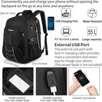 Extra Large Backpack for Men 55L, 18.4Inch Travel Laptop Backpack - Image 2