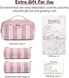 BOYATU Makeup Bag Travel Cosmetic Bag: 3 Pcs Set Portable Make up Bags - Image 6