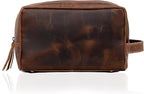 VC VINTAGE COUTURE Leather Toiletry Bag - Image 7