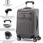 Travelpro Platinum Elite Softside Expandable Carry on Luggage, 8 Wheel Spinner - Image 2