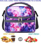 FlowFly Double Decker Cooler Insulated Lunch Bag Large Tote - Image 2