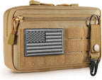 Tactical Molle Admin Pouch Utility Laser Cut EDC Tool Pouch Bag Horizontal by FRTKK