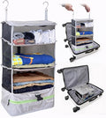 Grand Fusion Stow-N-Go Portable Hanging Travel Shelves, Packing Organizer by GrandFusion