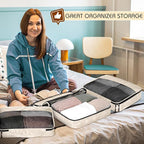 5 Pcs Packing Cubes for Suitcase Large Travel Cubes Carry on Luggage Organizer - Image 5