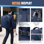 55L Travel Backpack, Extra Large Laptop Backpack, Carry On Backpack, Expandable - Image 5