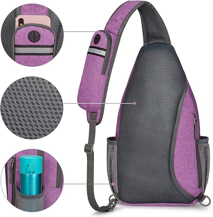 G4Free Sling Bag RFID Blocking Sling Backpack Crossbody Chest Bag Daypack - Image 6