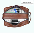 VC VINTAGE COUTURE Leather Toiletry Bag - Image 5
