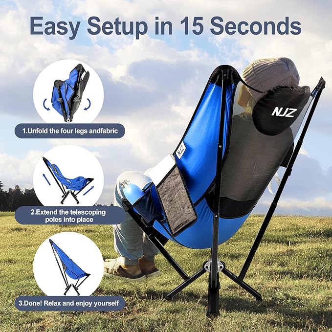 High Back Camping Chairs for Adults - Image 4