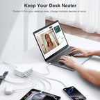USB C Fast Charger Block, 150W 6 Port Desktop PD GaN Fast Charger Charging - Image 4