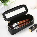 Aveniee Clear Makeup Brush Bag, Slim Cosmetic Brush Holder, Small Toiletry Bag - Image 2