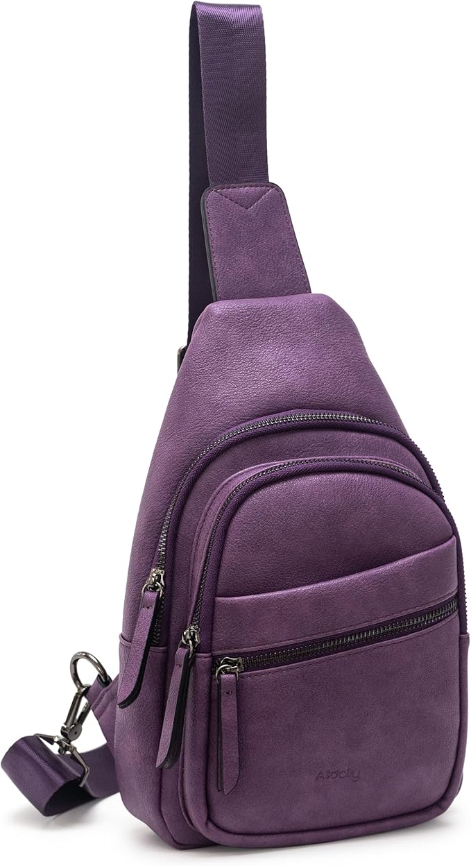 Alldaily Large Sling Bag for Women Crossbody Purse Leather Fashionable Trendy by Alldaily