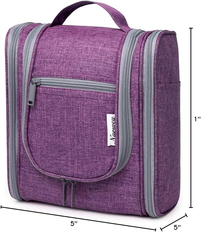 Narwey Small Hanging Toiletry Bag Women Travel Makeup Bag Organizer Toiletries - Image 10