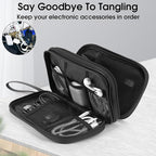 Leather Travel Electronic Organizer - Image 6