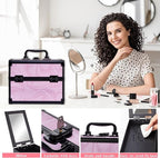 Makeup Train Case, Portable Makeup Case - Image 6