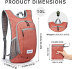 G4Free 10L/15L Hiking Backpack Lightweight Packable Hiking Daypack Small Travel - Image 6