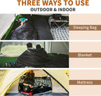 GEERTOP Flannel Sleeping Bag for Adults XXL 4 Season, 0 Degree Sleeping Bag for - Image 8