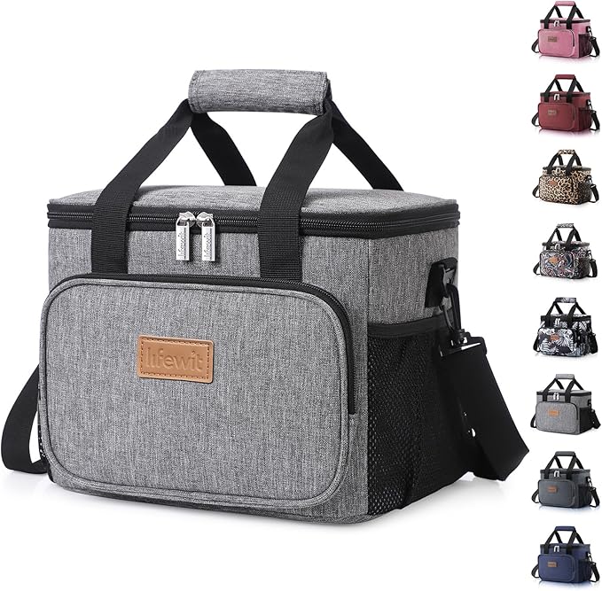Lifewit Medium Lunch Bag Insulated Lunch Box Soft Cooler Cooling Tote by Lifewit