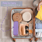 RAIACE Hard Storage Case Compatible with Dyson Airstrait Straightener, Travel Carrying Bag. (case only). - Purple