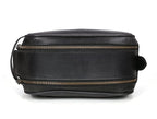 10" Premium Leather Toiletry Travel Pouch - Image 8