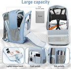 Travel Backpack, Business Anti Theft Slim Sturdy Laptops Backpack - Image 4
