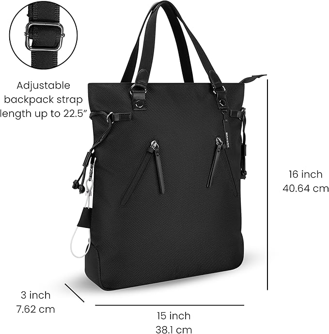 Sherpani Tempest, Anti Theft Convertible Backpack Tote, 14L Travel Backpack - Image 2