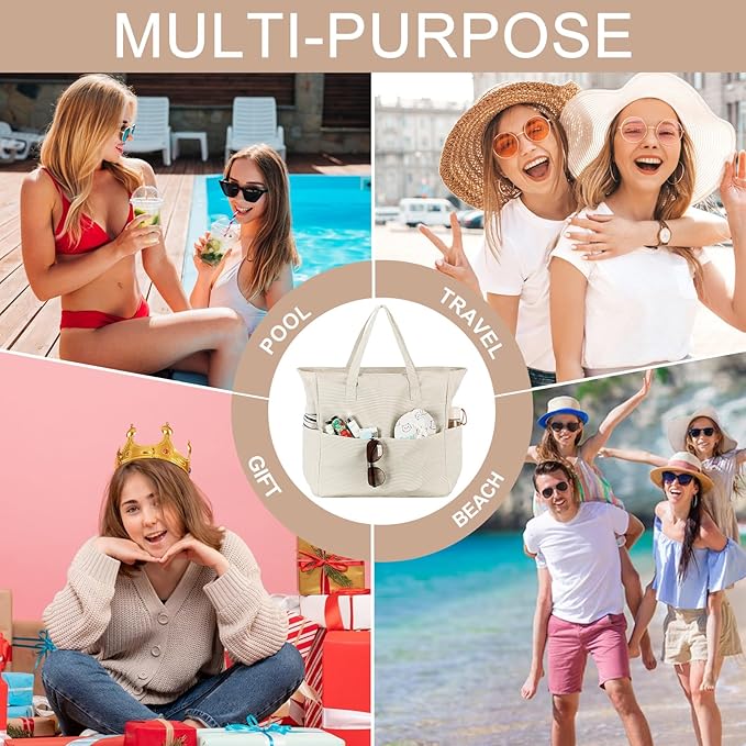 Waterproof Beach Tote Pool Bags - Image 9