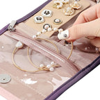 BELALIFE Travel Jewelry Case Organizer, Small Foldable Storage Roll - Image 7
