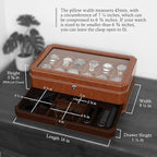ROTHWELL 12 Slot Leather Watch Box - Image 2