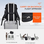 PIJUSHI Travel Backpack for Women Men Expandable Carry on Luggage Backpack - Image 5