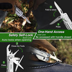 SHALL Multi Tool, 18-in-1 Multitool Pliers, Stainless Steel Multi-tool Pocket - Image 3