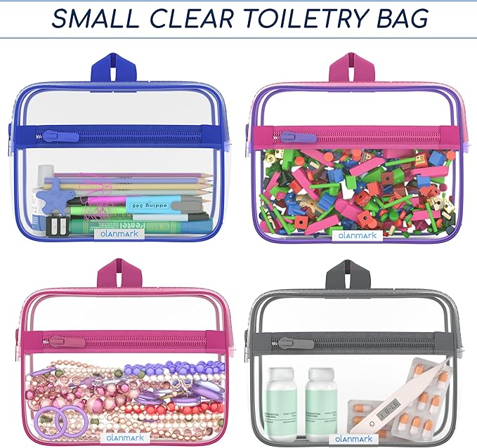 TSA Approved Toiletry Bag 3-1-1 Clear Travel Cosmetic Bag - Image 7