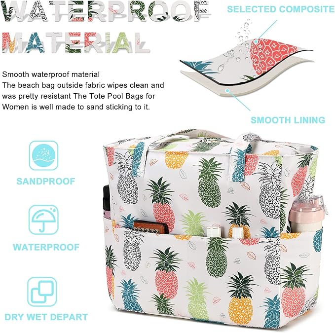 Waterproof Beach Tote Pool Bags - Image 6