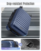 LIGHT FLIGHT Carry On Luggage 22x14x9 Airline Approved, Carry On Suitcases - Image 6